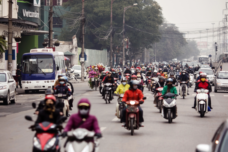 Northern Vietnam is facing critical air pollution.